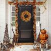 2inch Thanksgiving Daisy Grain Wreath - Image 7
