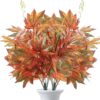 2PCS Artificial Maple Bushes