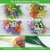 24 Bundles Artificial Flowers - Image 3