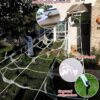 200 Halloween Spider Web, 59Giant Spider Decorations Fake Spider with Triangular Huge Spider Web - Image 4