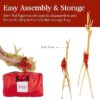 4ft 3-Piece 2D Lighted Christmas Deer Family Set - Image 4