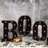 3 LED Marquee Light up Letters BOO Sign Halloween Decor - Image 6