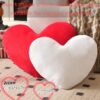 Heart Pillow Pink Heart Shaped Throw Pillows Super Soft - Image 3