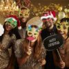 12Pcs Christmas Glasses Glitter Holiday Party Glasses - Image 6