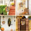 Pumpkin Maple Leaves Door Hanger - Image 6