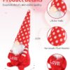 Valentine Gnomes Plush Dolls 14 in 2 Pack Cute Cuddly Elf with Signs Love XOXO - Image 3