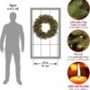 National Tree Company Pre-Lit Artificial Christmas Wreath - Image 3