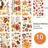Fall Window Clings for Glass Thanksgiving Clings Decor - Image 2