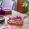 Heart Shaped Arrangement of Artificial Flowers - Image 4