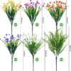 24 Bundles Artificial Flowers - Image 2