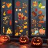 Fall Window Clings for Glass Thanksgiving Clings Decor - Image 3