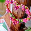 Heart Shaped Arrangement of Artificial Flowers - Image 5