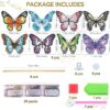 8 Pcs Butterfly Diamond Painting Kits - Image 6