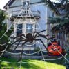 200 Halloween Spider Web, 59Giant Spider Decorations Fake Spider with Triangular Huge Spider Web