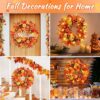 20 Inch Fall Wreath with Welcome Sign - Image 5