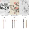 8PCS Chinese Calligraphy Brush Set - Image 6