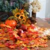 500PCS Artificial Maple Leaves 5 Assorted - Image 3