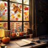 Fall Window Clings for Glass Thanksgiving Clings Decor - Image 6