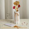 1 Pack Infinity Flower Decor Hand Dipped in 24K Romantic Rose Gifts - Image 3