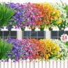 24 Bundles Artificial Flowers