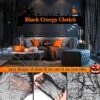 5Pcs Halloween Creepy Cloth Black 30×72inch - Image 3