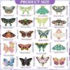20 Pcs Butterfly Diamond Painting Keychains - Image 6