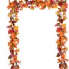 2 Pack Fall Garland Maple Leaf Clearance