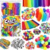 Arts & Crafts Supplies Kits & Materials Set for Kids, Toddler